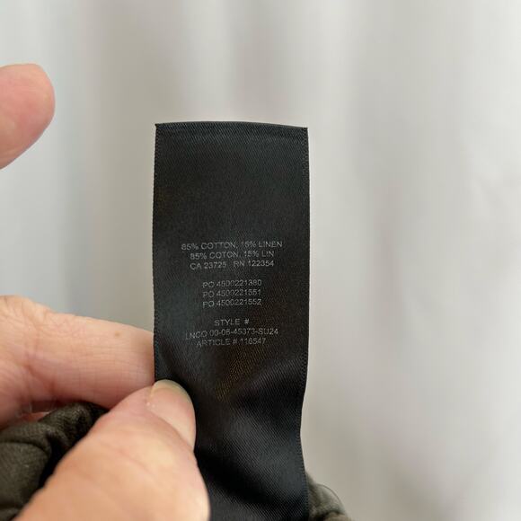 The Group Babaton barrel pants pull on green size medium wide leg - Picture 9 of 9